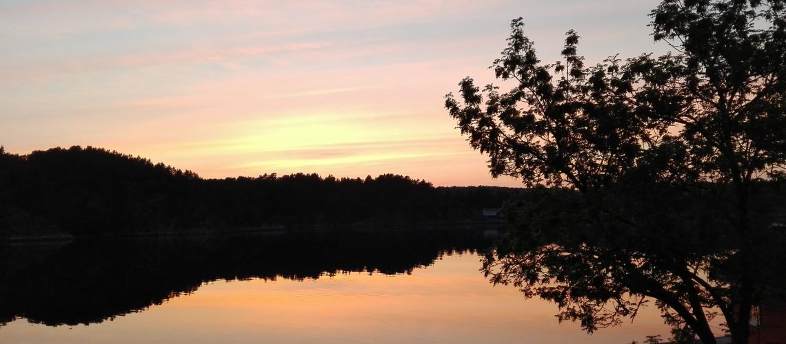Solnedgang Sandøya
